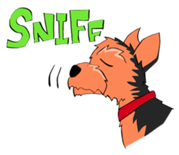 I ! Love ! Yorkie ! sticker #4607354