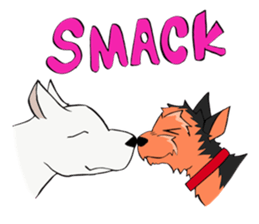 I ! Love ! Yorkie ! sticker #4607356