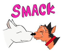 I ! Love ! Yorkie ! sticker #4607356