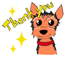 I ! Love ! Yorkie ! sticker #4607358