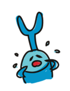 Beetle of blue sticker #4607801