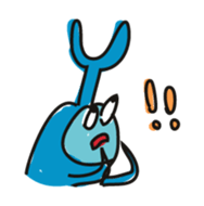 Beetle of blue sticker #4607805