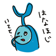 Beetle of blue sticker #4607807