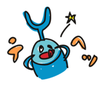 Beetle of blue sticker #4607809