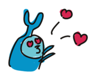 Beetle of blue sticker #4607816