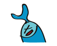 Beetle of blue sticker #4607818