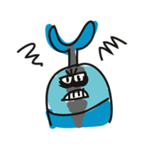 Beetle of blue sticker #4607821