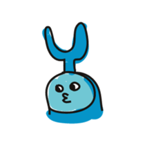 Beetle of blue sticker #4607823