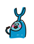 Beetle of blue sticker #4607828