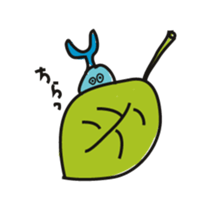 Beetle of blue sticker #4607829