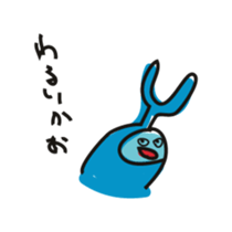 Beetle of blue sticker #4607830