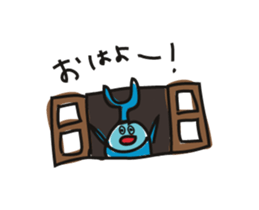 Beetle of blue sticker #4607835