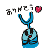 Beetle of blue sticker #4607839