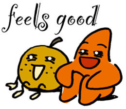 A starfish and the pear sticker #4607898