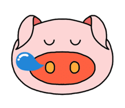 love pig sticker sticker #4608222