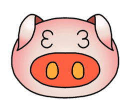 love pig sticker sticker #4608230