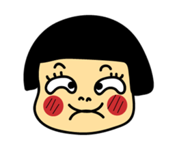 Japanese girl and boy sticker #4608327