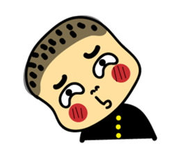 Japanese girl and boy sticker #4608334