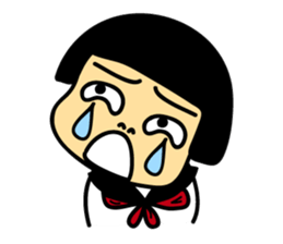 Japanese girl and boy sticker #4608336