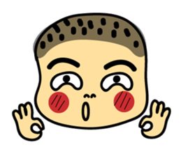 Japanese girl and boy sticker #4608345