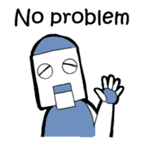 replying robot(English Ver.) sticker #4608450