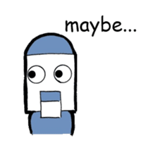 replying robot(English Ver.) sticker #4608451