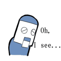 replying robot(English Ver.) sticker #4608453