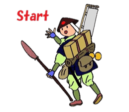 Mr. Ashigaru 2 sticker #4608546