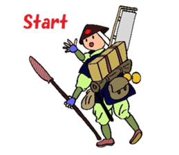 Mr. Ashigaru 2 sticker #4608546