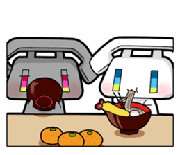 Magical telephone TELU & BELU sticker #4608725