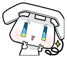 Magical telephone TELU & BELU sticker #4608736