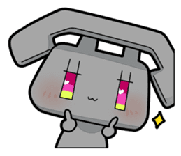 Magical telephone TELU & BELU sticker #4608737