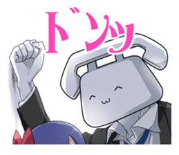 Magical telephone TELU & BELU sticker #4608746