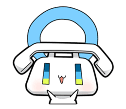 Magical telephone TELU & BELU sticker #4608752