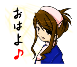 Tsundere nurse's record sticker #4609205