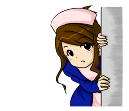 Tsundere nurse's record sticker #4609207
