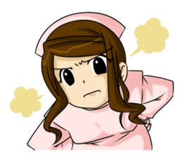 Tsundere nurse's record sticker #4609211