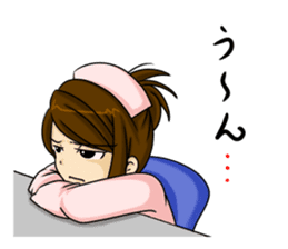 Tsundere nurse's record sticker #4609214