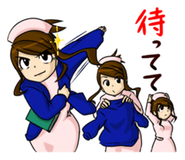 Tsundere nurse's record sticker #4609233