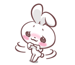 Kyun Kyun Bunny(English) sticker #4609244