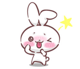 Kyun Kyun Bunny(English) sticker #4609245