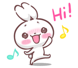 Kyun Kyun Bunny(English) sticker #4609250