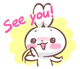 Kyun Kyun Bunny(English) sticker #4609251