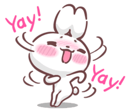 Kyun Kyun Bunny(English) sticker #4609260