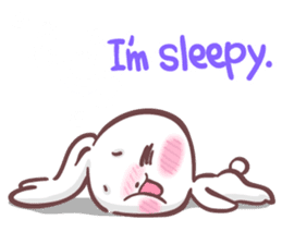 Kyun Kyun Bunny(English) sticker #4609269
