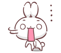 Kyun Kyun Bunny(English) sticker #4609270