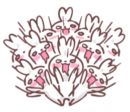 Kyun Kyun Bunny(English) sticker #4609276