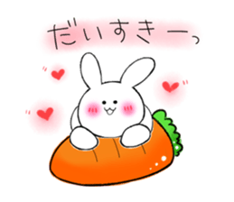 The rabbit which would like to fawn sticker #4609366
