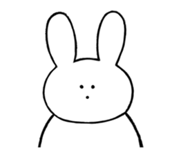 The rabbit which would like to fawn sticker #4609382