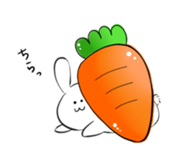 The rabbit which would like to fawn sticker #4609392